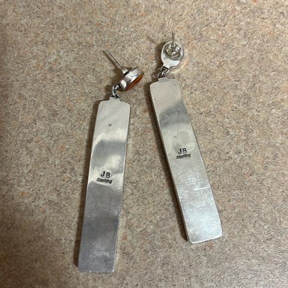 JB Sterling Turquoise & mix stone Earrings - Picture 4 of 4